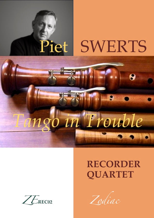ZEREC02 TANGO IN TROUBLE for recorder quartet (full set)