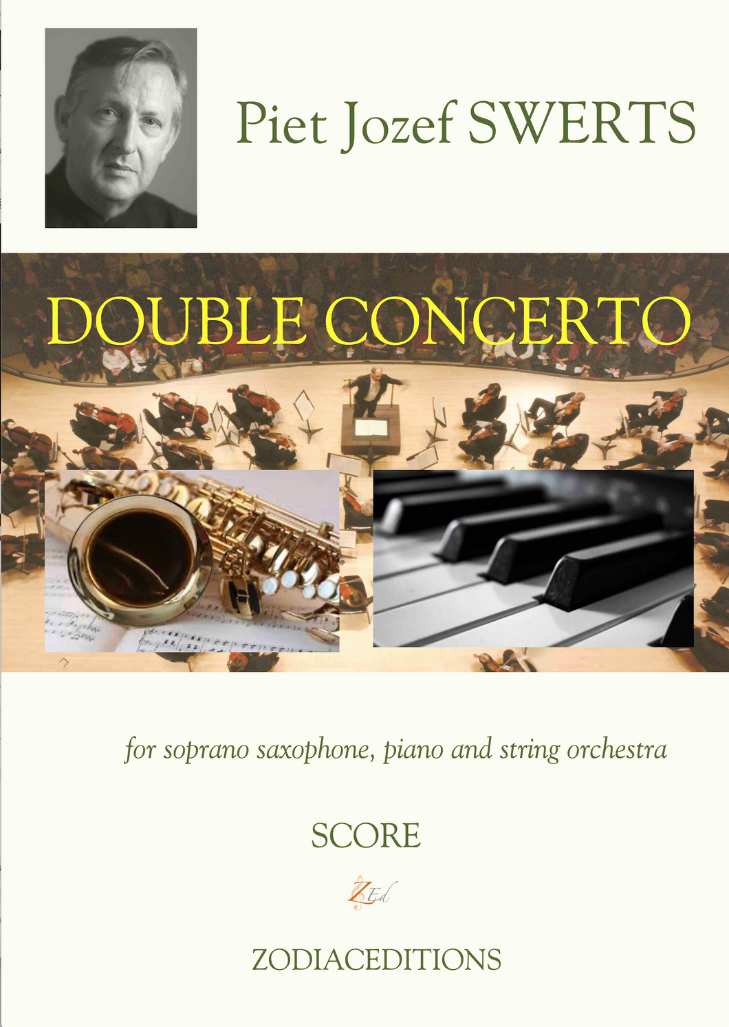 ZE Digital DOUBLE CONCERTO soprano saxophone, piano and strings (full set)