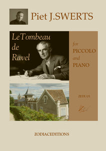 ZEDU05 LE TOMBEAU DE RAVEL piccolo and piano