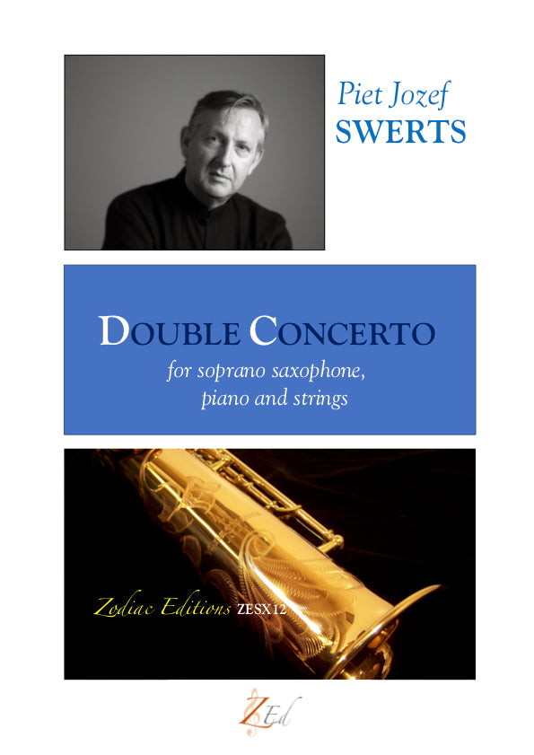 ZESX12 DOUBLE CONCERTO soprano saxophone, piano and strings (full set)
