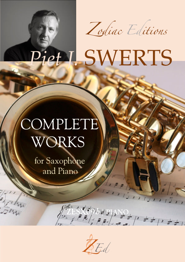 ZESX09b Piet J.SWERTS COMPLETE SAXOPHONE WORKS - piano parts