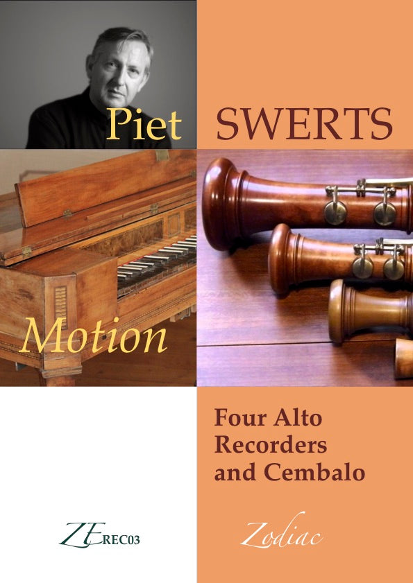 ZE-Digital MOTION for recorder quartet and cembalo (full set)
